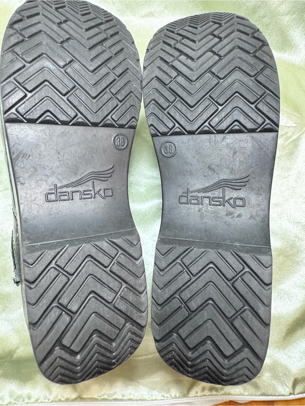 Dansko Professional Blue Marble Patent Leather Nursing Work Clogs Women’s 38 7.5 - Picture 7 of 10